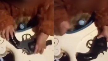 una mujer grabo a un bebe manipulando un arma: ¿para quien es ese? pa los giles una mujer grabo a un bebe manipulando un arma: ¿para quien es ese? pa los giles