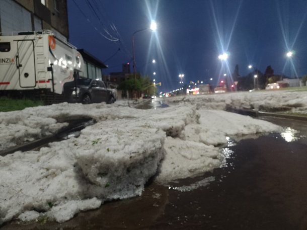 Se espera caída de granizo.
