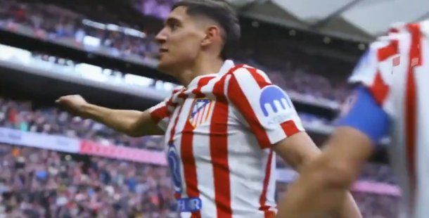 Nahuel Molina convirtió un verdadero golazo en favor del Atlético de Madrid ante el Getafe.