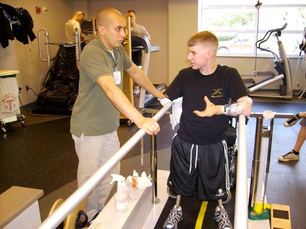 Marrocco perdió sus brazos y piernas en la guerra