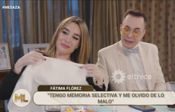 El raro: Mirtha Legrand le preguntó a Fátima Florez cómo era Javier Milei en la cama