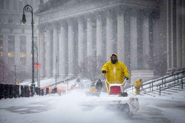La gran tormenta histórica paraliza a Nueva York