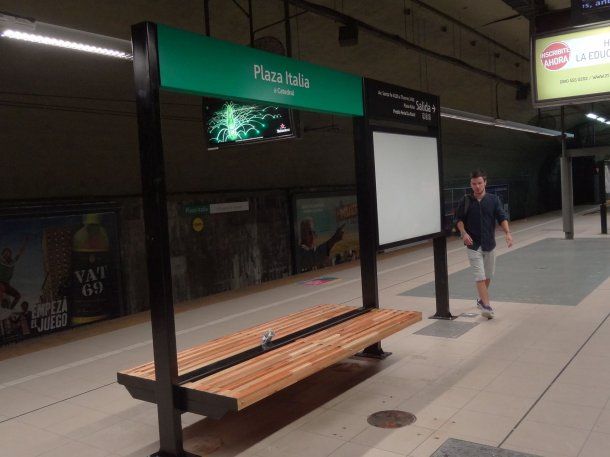 Subte: la estación Plaza Italia de la línea D estará cerrada por tres meses