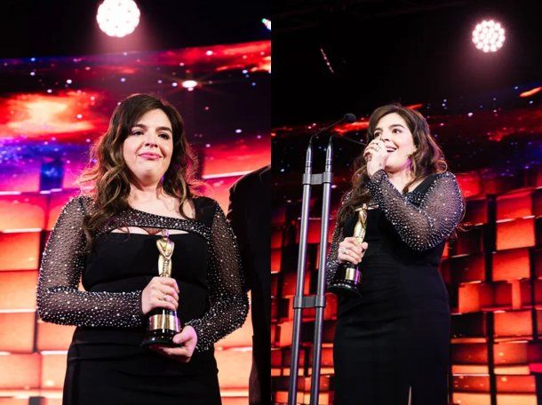 Video: Dalma Maradona pidió justicia por Diego en los Martín Fierro de Cable