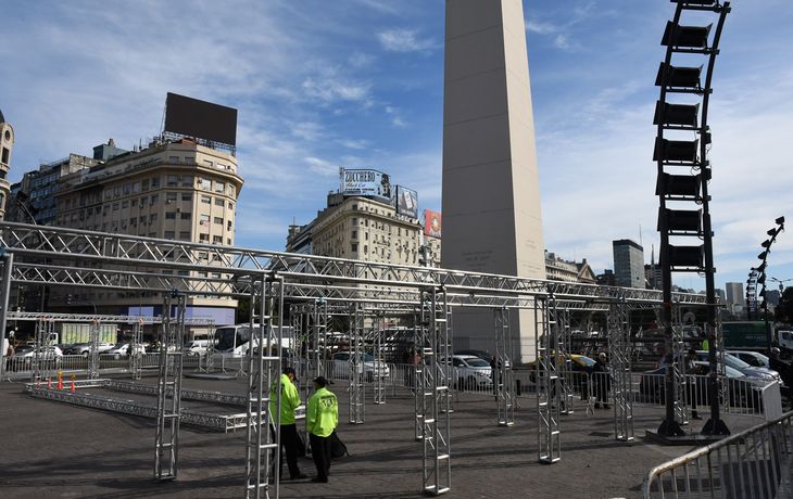 Atención: la 9 de Julio está totalmente bloqueada por el campeonato del asado