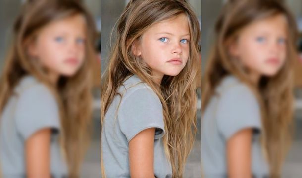 Thylane recibió el título de la nena más linda del mundo