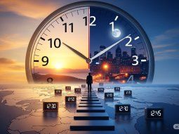 Cambio del huso horario.