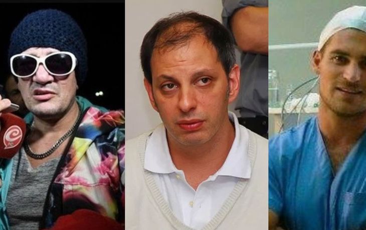 Cristian El Pity Álvarez, Eduardo Vázquez, ex baterista de Callejeros y el anestesista Gerardo Billiris 