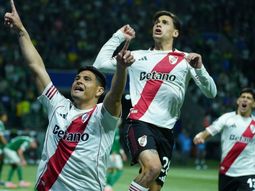 River, en ventaja ante Palmeiras con un golazo de cabeza de Salas