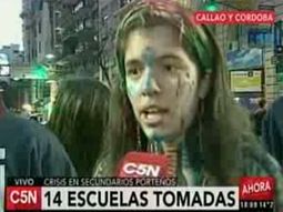 estudiantes cortaron el transito en reclamo de mejoras edilicias estudiantes cortaron el transito en reclamo de mejoras edilicias