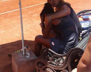 La chilena iba por el título y lo tenístico quedó en segundo plano