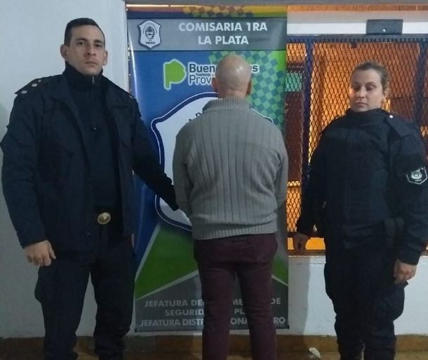Personal de la comisaría 1ª de La Plata participó de la detención