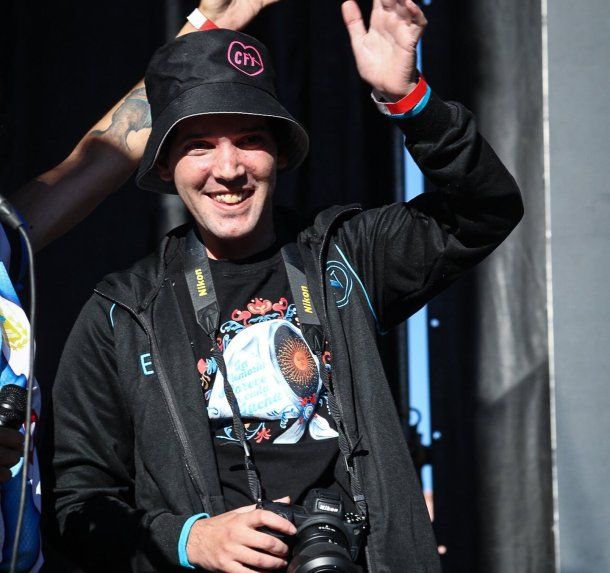 Pablo Grillo en la vigilia por el Día de la Memoria. Foto: La Garganta Poderosa. Pablo Grillo en la vigilia por el Día de la Memoria. Foto: La Garganta Poderosa.