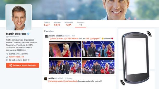 Martín Redrado, entre Amalia Granata y Luciana Salazar: Qué esconden su celular y su cuenta de Twitter