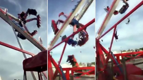 Accidente en un parque de diversiones deja un muerto y heridos graves