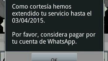 ¿que significa el mensaje de whatsapp que le esta llegando a los usuarios? ¿que significa el mensaje de whatsapp que le esta llegando a los usuarios?