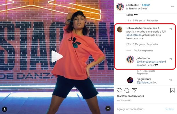 Ataque en gimnasio de Belgrano: el último mensaje que le envió Villarreal a Julieta Anton