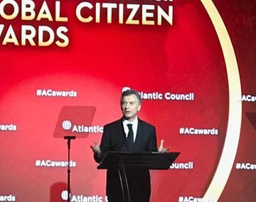 Mauricio Macri en el Atlantic Council
