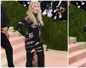 ¿Qué se puso? El polémico look de Madonna en la gala anual del MET