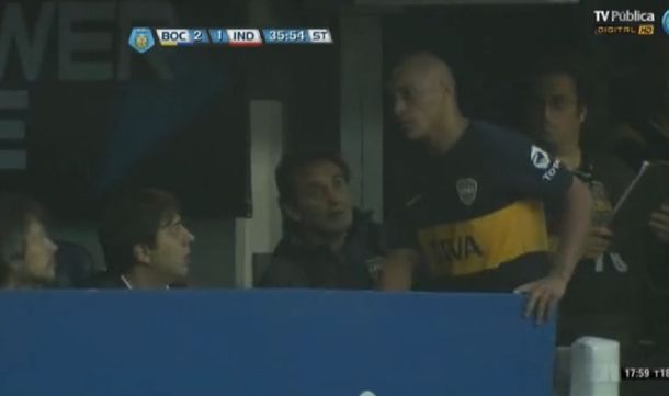 El picante cruce entre Clemente Rodríguez y Julio César Falcioni