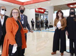 Alicia y Cristina Kirchner en la inauguración de la zona franca de Santa Cruz - @aliciakirchner