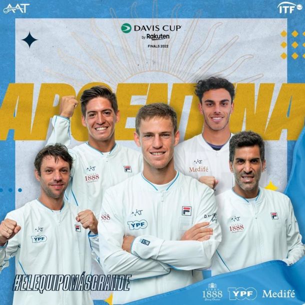 Italia y Croacia designan equipos de Copa Davis para enfrentar a la Argentina