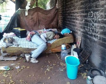 Habló el indigente quemado en Mendoza - Crédito: Diario Uno