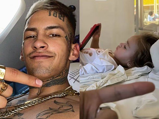 La hija de L-Gante recibió el alta después de ser diagnosticada con dengue