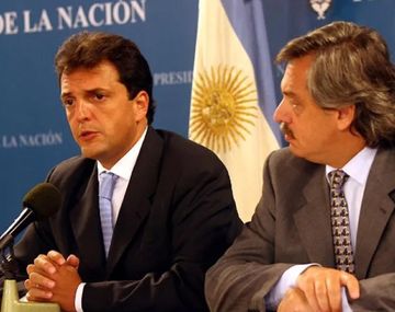 Sergio Massa y Alberto Fernández