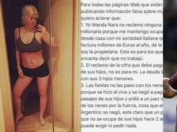 wanda nara cargo contra los medios que la acusan de no trabajar wanda nara cargo contra los medios que la acusan de no trabajar