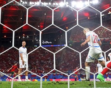 Cristiano Ronaldo y su polémico festejo en el triunfo de Portugal en la Eurocopa