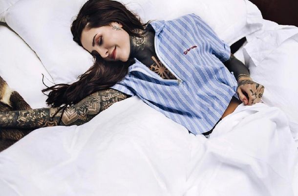 Candelaria Tinelli posó totalmente desnuda