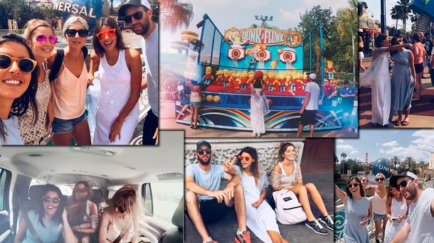 Calu Rivero y su novio disfrutaron un paseo en Disney
