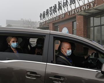 El equipo de la OMS en el Instituto de Virología de Wuhan