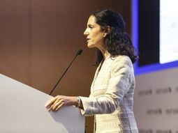 Azucena Arbleche, ministra de Economía y Finanzas (MEF) del Uruguay. Azucena Arbleche, ministra de Economía y Finanzas (MEF) del Uruguay.