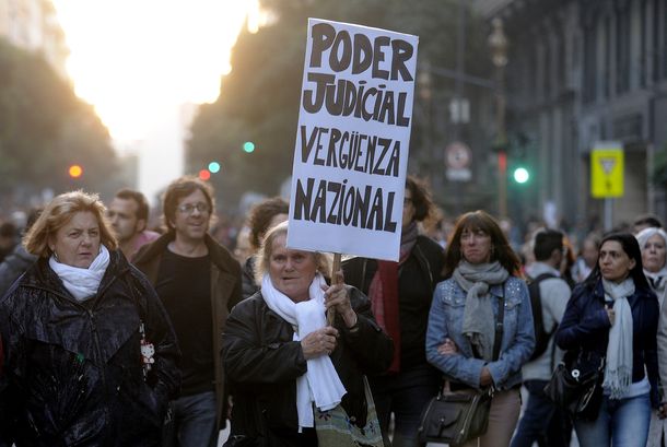 Las imágenes de la masiva marcha contra la ley del 2X1