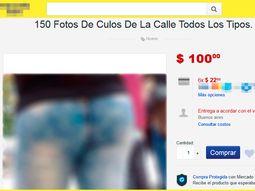 Polémica en la web: se ofrecen fotos de colas de mujeres en la vía pública