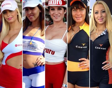 Las promotoras más lindas calientan la pista del Turismo Carretera en Concordia