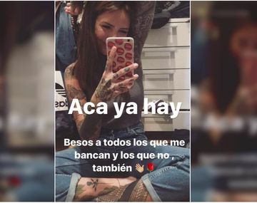 Cande Tinelli compartió fotos en Instagram Stories