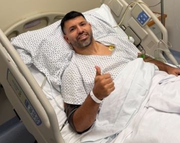 El mensaje del Kun Agüero tras operarse por la rotura del tendón de Aquiles en el Senior de Independiente