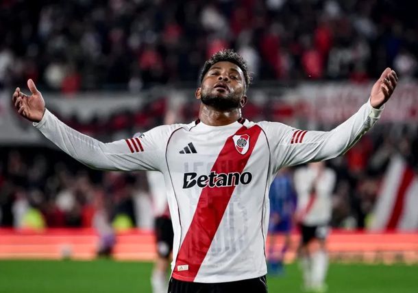 El curioso posteo de Miguel Borja tras su flojo rendimiento en River ante Godoy Cruz