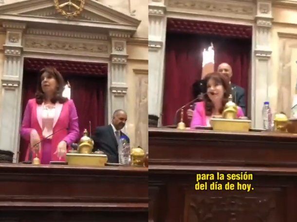 Picante cruce de Cristina con Lousteau en el Senado