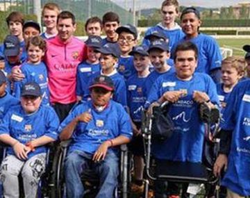 Messi cumplió el sueño de 30 chicos enfermos