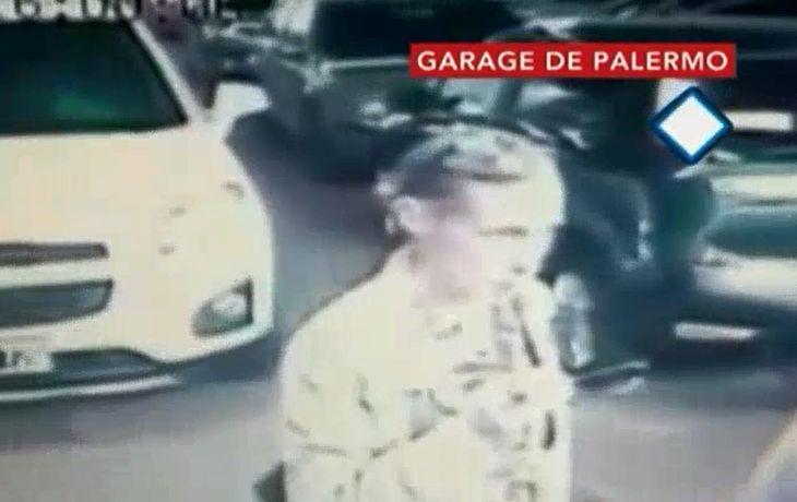 Así robaron una camioneta en un garage 