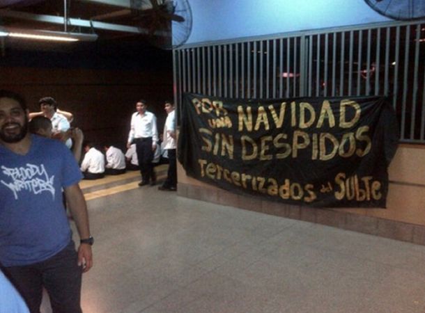 Vigiladores privados dejan a miles de pasajeros sin subte en la línea A