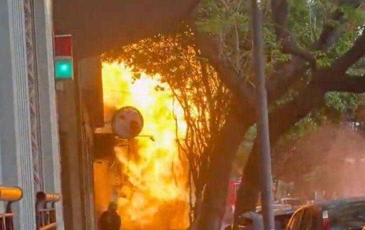 Incendio en Caballito: el comunicado de Metrogas que responsabiliza a otra empresa