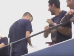 pique se burlo de cristiano ronaldo en los festejos del barcelona pique se burlo de cristiano ronaldo en los festejos del barcelona