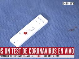 Así se realiza un test de coronavirus