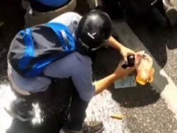 Denunciaron a la ministra de Seguridad por los presuntos infiltrados que tiraron bombas molotov en el Congreso Denunciaron a la ministra de Seguridad por los presuntos infiltrados que tiraron bombas molotov en el Congreso