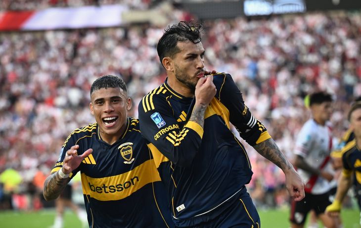 Leandro Paredes, figura del triunfo de Boca ante River en el Superclásico.